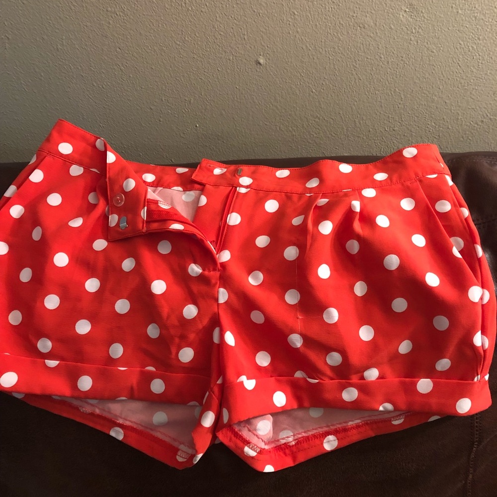 Polka dot shorts